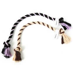 FLERDMAU Rope Pull Dog Toys for Tug of War and Teeth Cleaning
