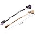 FLERDMAU Rope Pull Dog Toys for Tug of War and Teeth Cleaning