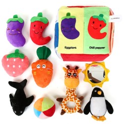 FLERDMAU Baby Sensory Toys – Surprise Felt Set with Animals