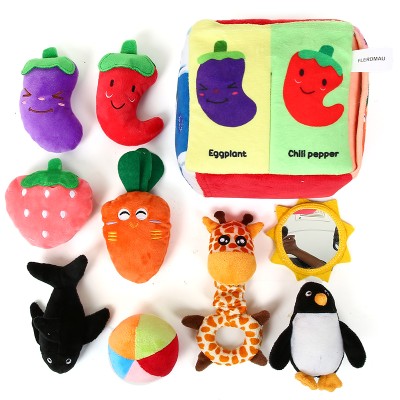 FLERDMAU Baby Sensory Toys – Surprise Felt Set with Animals