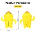 FLERDMAU Yellow Duck Bath Toys for Toddlers