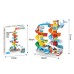 FLERDMAU Kids Dual Race Track Building Blocks Set – 152PCS with Cars & Helicopter